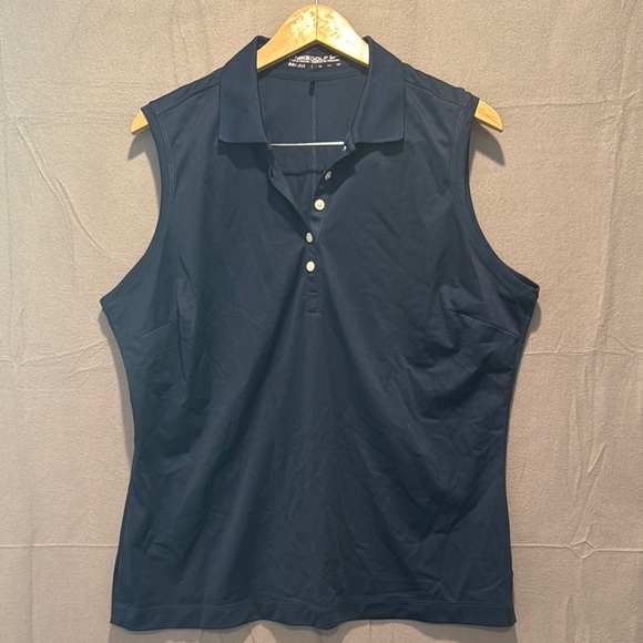 Nike Golf Women's Navy Sleeveless Tank Top - Picture 1 of 2